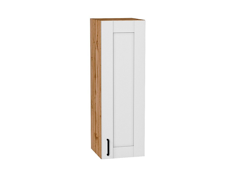 Кухня 920*300*Шкаф верхний с 1-ой дверцей Лофт Super White/Дуб Вотан