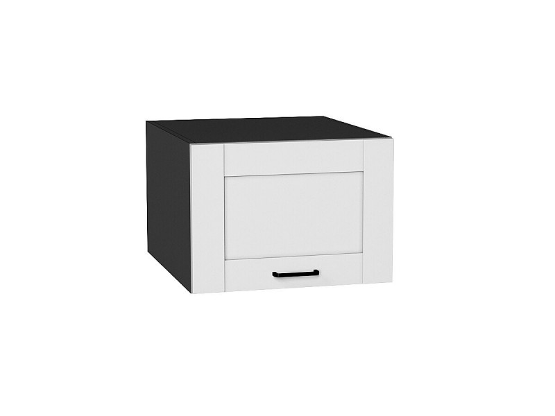 Кухня 358*500*Шкаф верхний горизонтальный глубокий Лофт Super White/Graphite